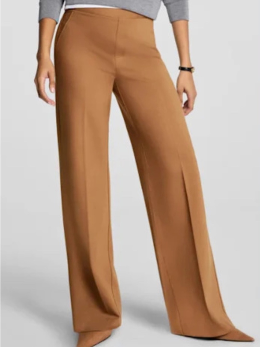 Spanx SPANXsupersmooth PerfectFit Ponte Wide Leg Pant XL